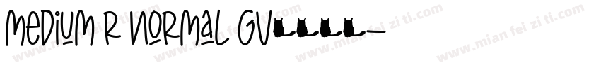 medium r normal gv2312字体转换